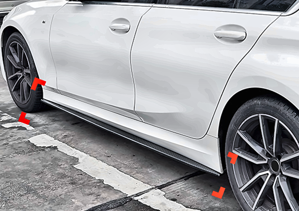 G20 M Sport AC Style Side Skirt installed