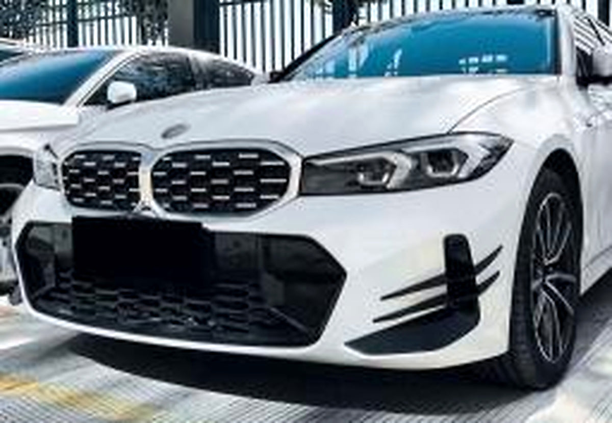 G20 LCI Front Bumper Flag installed
